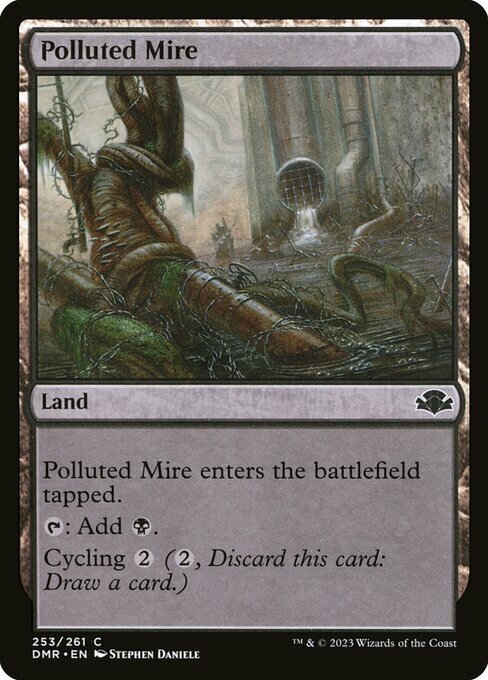 Polluted Mire Card Front