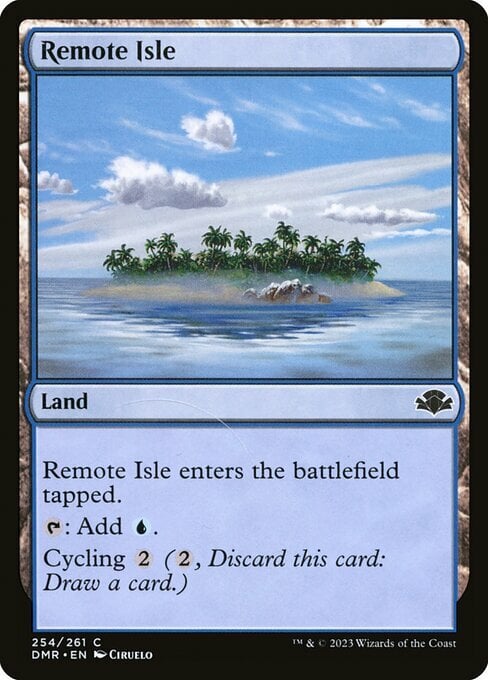 Remote Isle Card Front