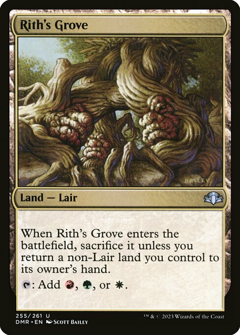 Rith's Grove Card Front
