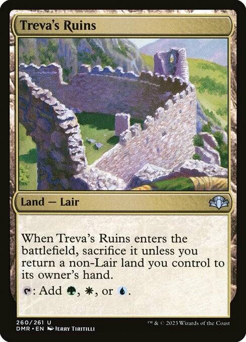 Treva's Ruins Card Front