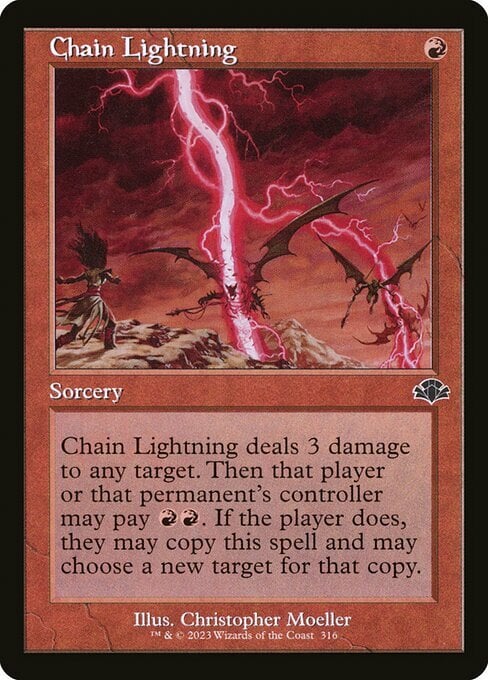 Chain Lightning Card Front