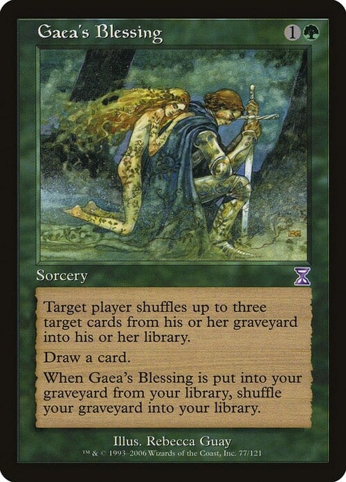 Gaea's Blessing Card Front