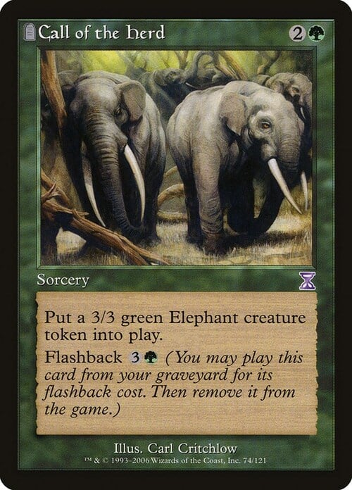 Call of the Herd Card Front
