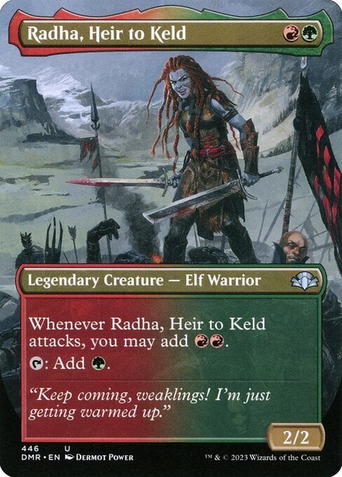 Radha, heredera de Keld Frente