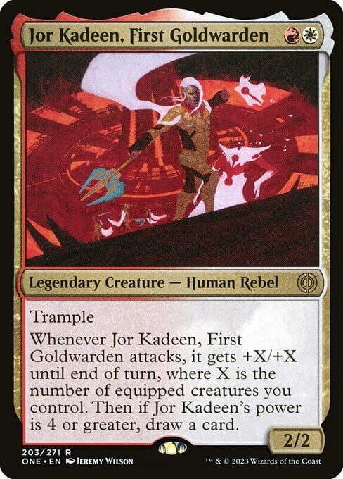 Jor Kadeen, First Goldwarden Card Front