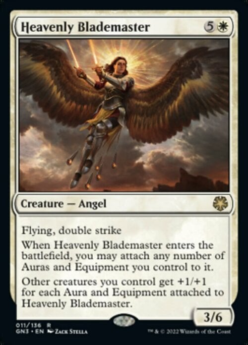 Heavenly Blademaster Card Front