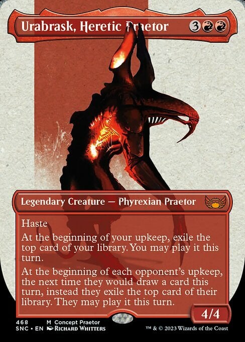 Urabrask, Heretic Praetor Card Front