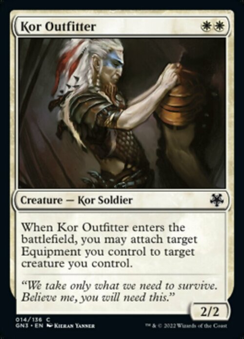 Kor Outfitter Card Front