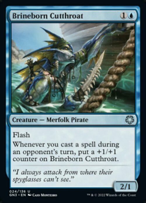 Brineborn Cutthroat Card Front