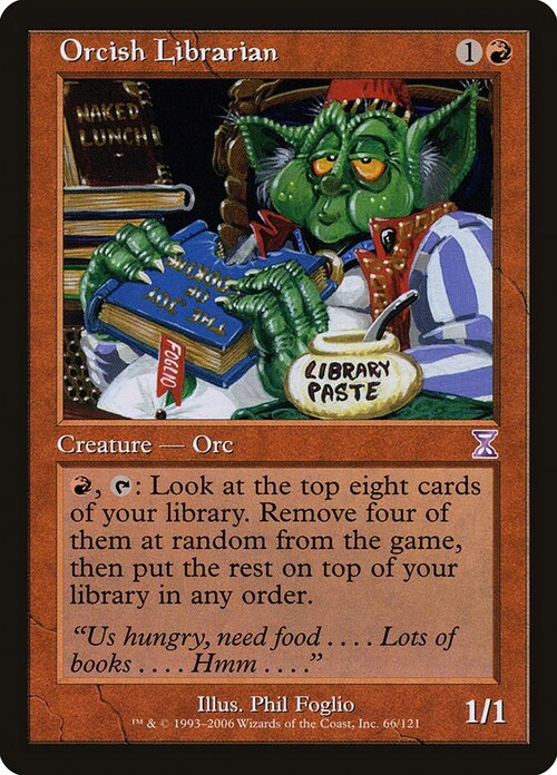 Orcish Librarian Card Front
