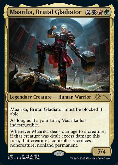 Maarika, Brutal Gladiator Card Front