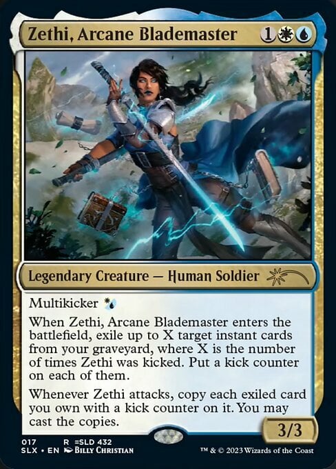 Zethi, Arcane Blademaster Card Front