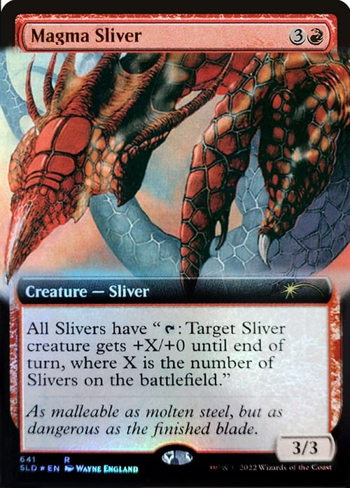 Magma Sliver Card Front