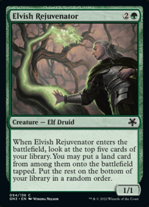 Elvish Rejuvenator Card Front
