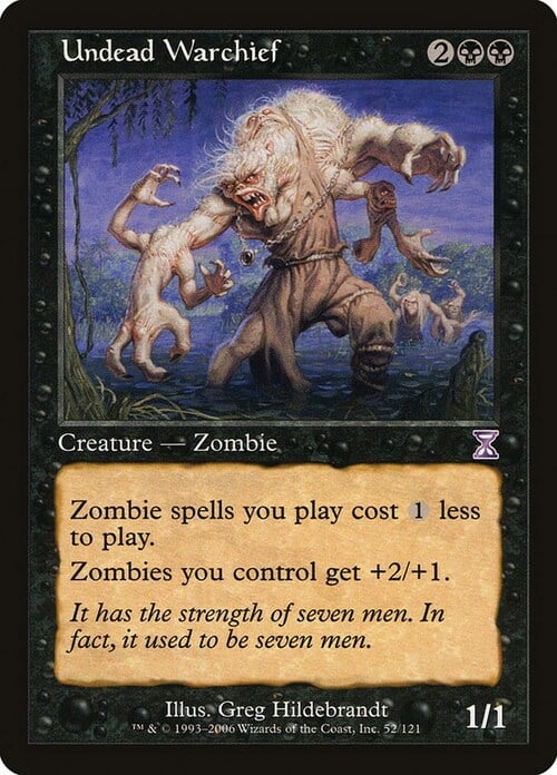 Undead Warchief Card Front