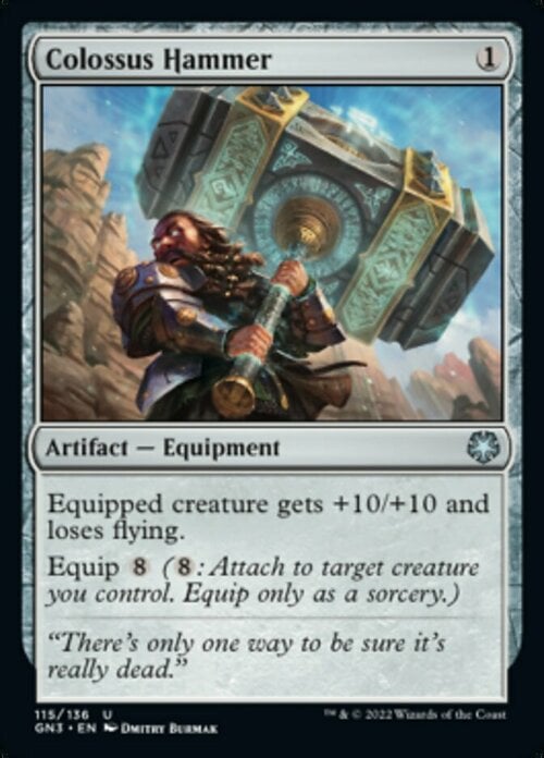 Colossus Hammer Card Front