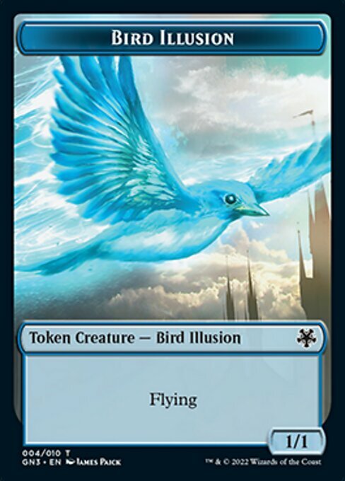 Bird Illusion // Elf Warrior Card Front