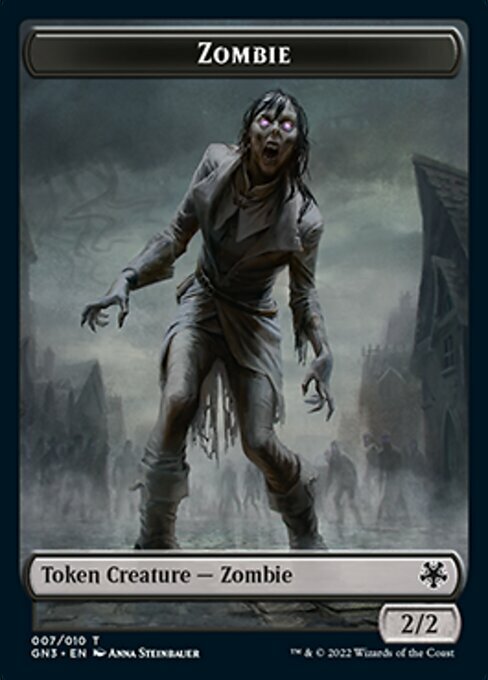 Zombie // Human Soldier Card Front