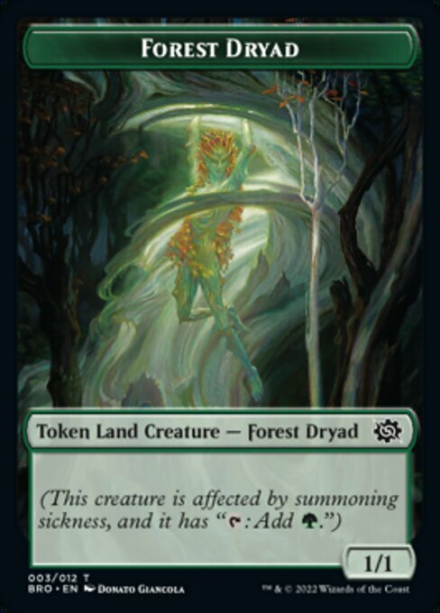 Forest Dryad // Powerstone Card Front