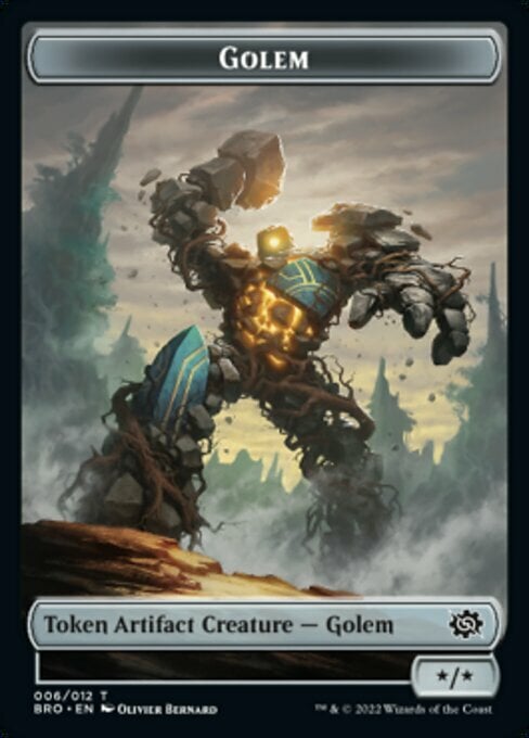 Golem // Powerstone Card Front