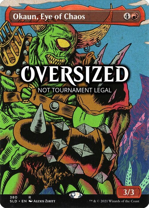 Okaun, Eye of Chaos Card Front