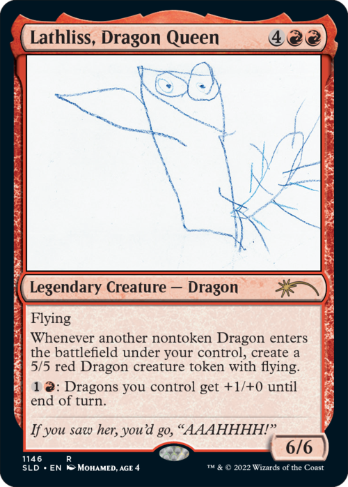 Lathliss, Dragon Queen Card Front