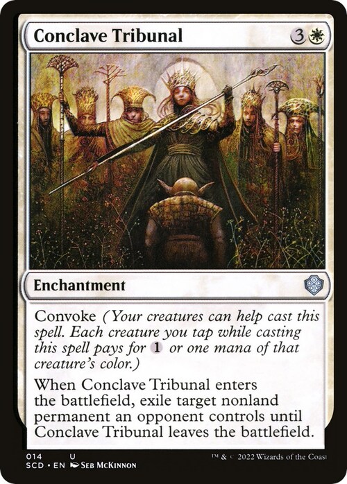 Tribunale del Conclave Card Front