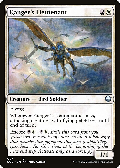 Kangee's Lieutenant Card Front