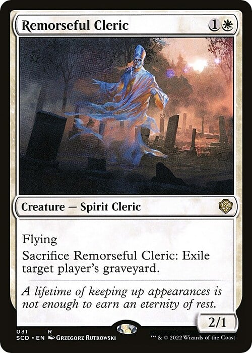 Remorseful Cleric Card Front