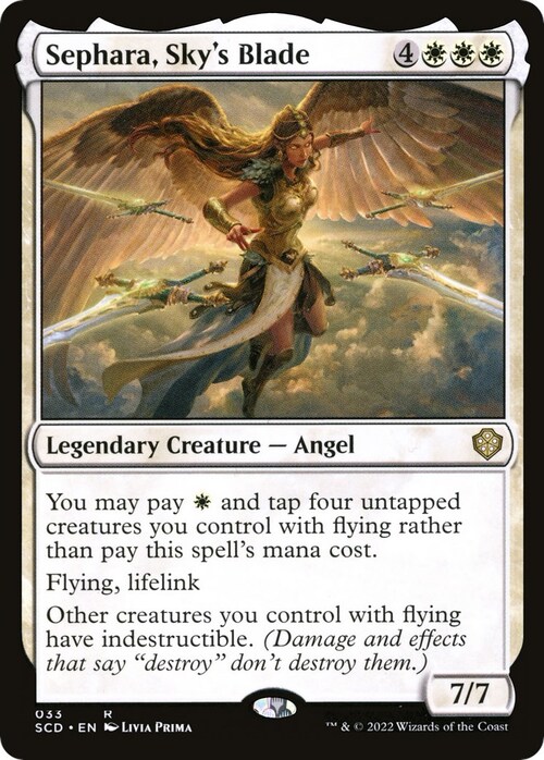 Sephara, Lama del Cielo Card Front