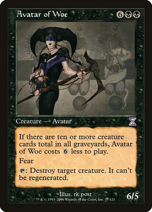 Avatar della Disperazione Card Front
