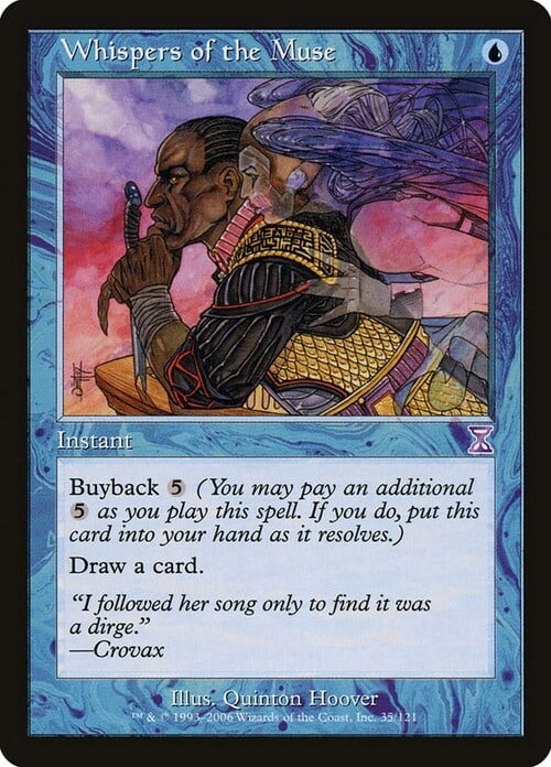 Whispers of the Muse Card Front