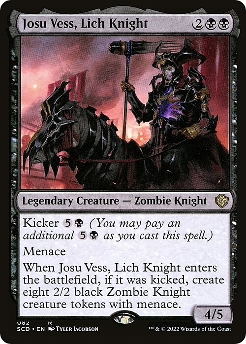 Josu Vess, Lich Knight Card Front