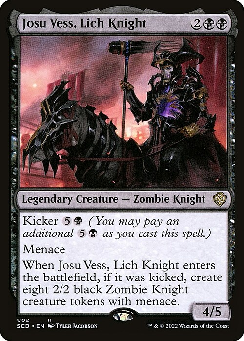 Josu Vess, Lich Knight Card Front