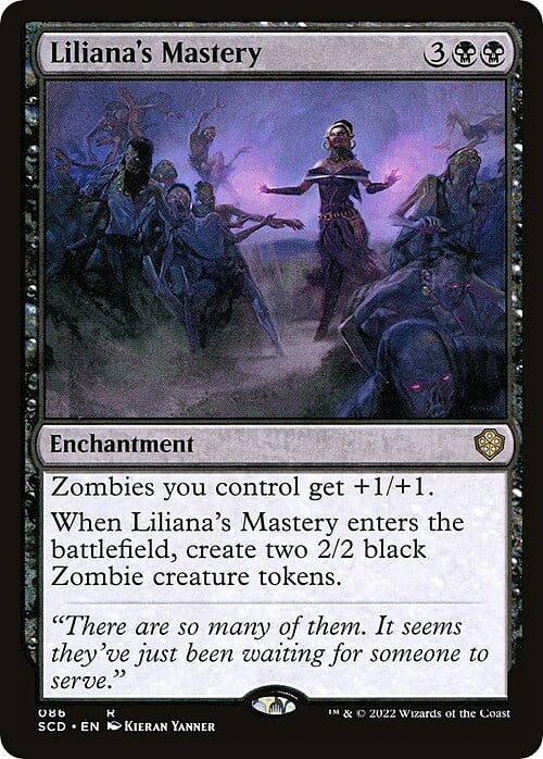 Liliana's Mastery Card Front