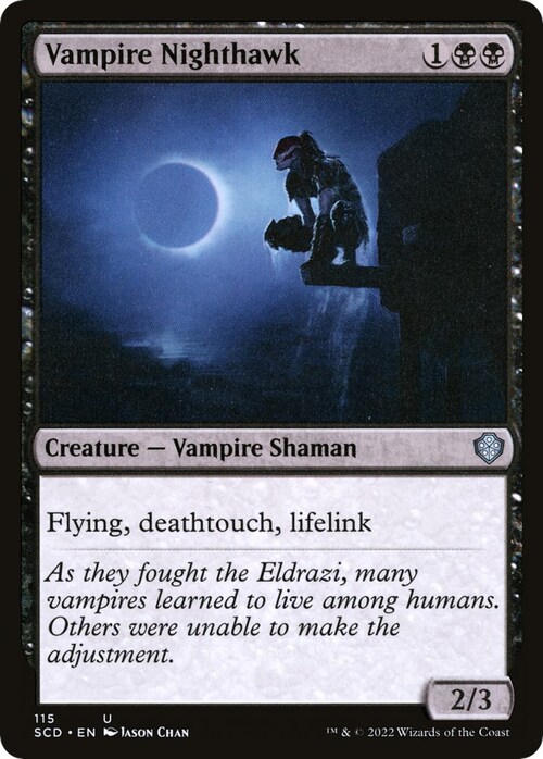 Vampiro Falco Notturno Card Front