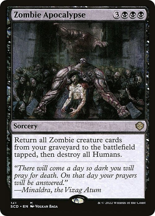 Zombie Apocalypse Card Front