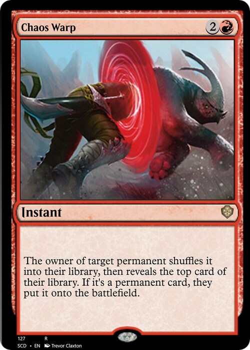 Distorsione Caotica Card Front