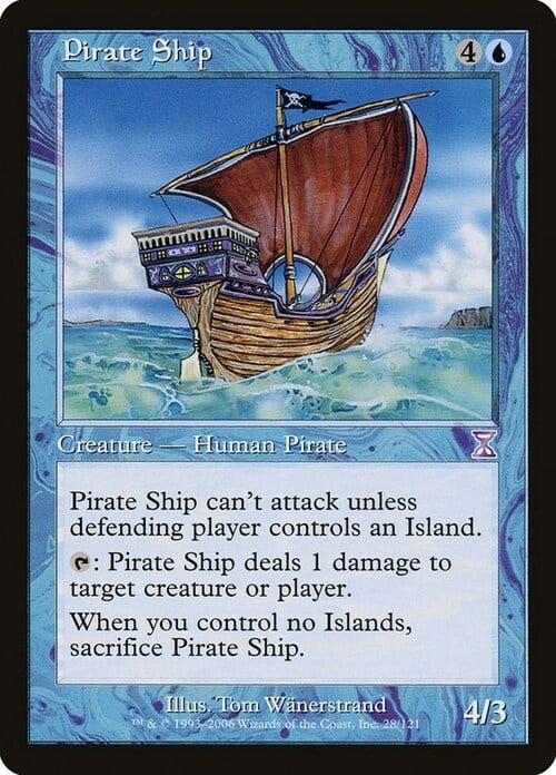 Pirate Ship Card Front
