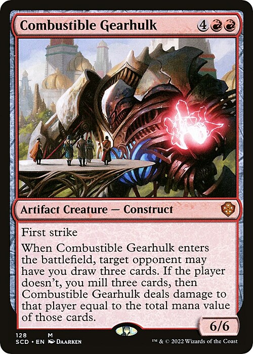 Combustible Gearhulk Card Front