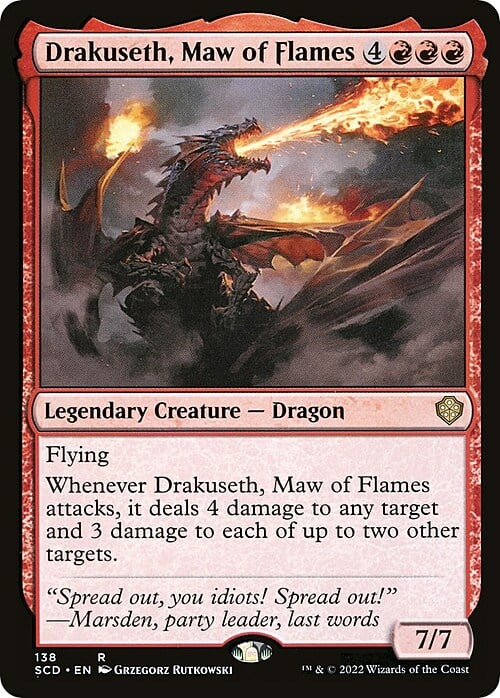 Drakuseth, Maw of Flames Card Front