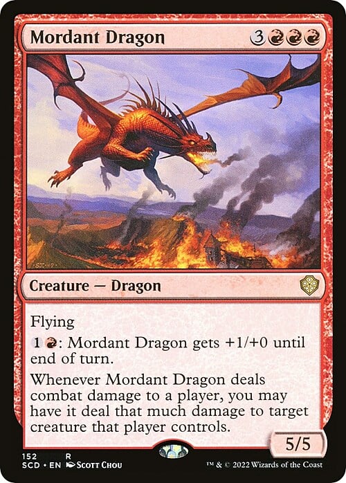 Mordant Dragon Card Front