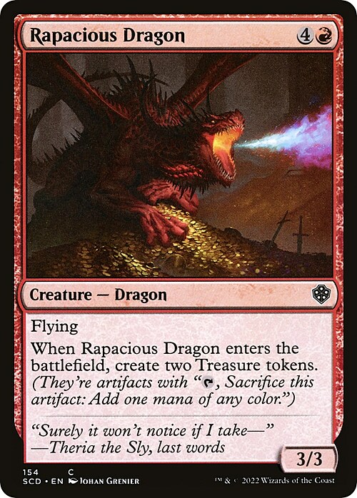 Rapacious Dragon Card Front