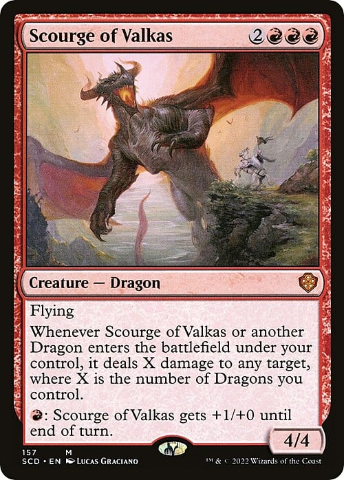 Scourge of Valkas Card Front