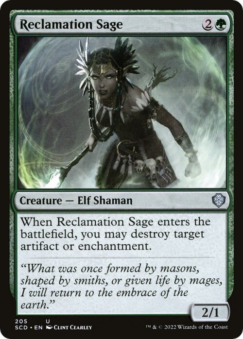 Saggia della Rivendicazione Card Front