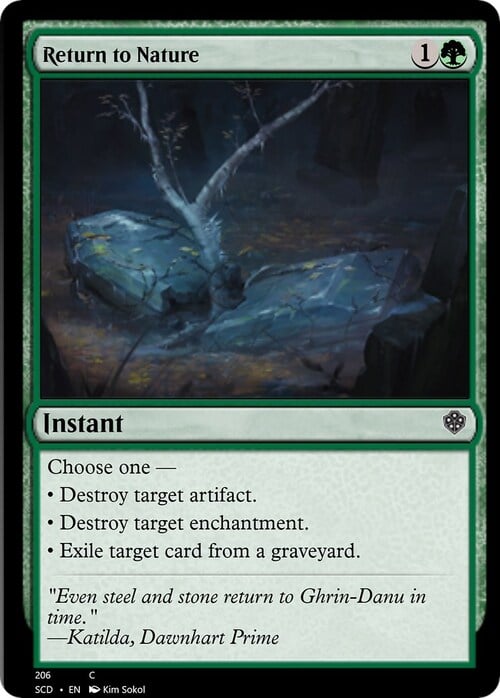 Restituire alla Natura Card Front