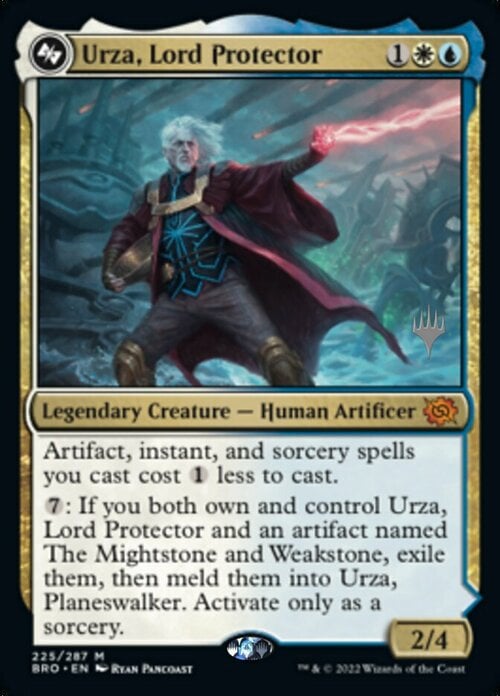 Urza, Lord Protector // Urza, Planeswalker Card Front