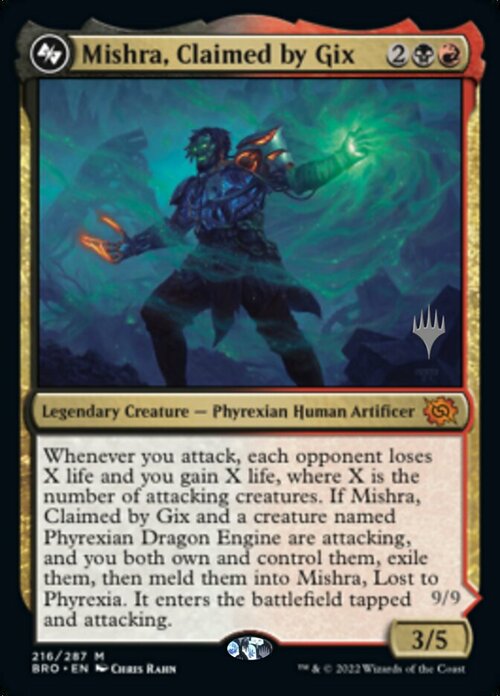 Mishra, Claimed by Gix // Mishra, Lost to Phyrexia Frente