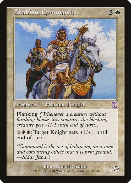 Zhalfirin Commander Card Front