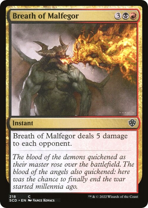 Soffio di Malfegor Card Front